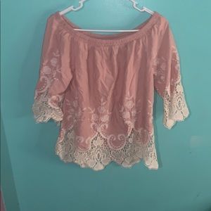 Gee Gee off the shoulder shirt